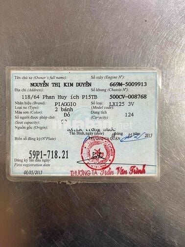 VESPS Fi 3 V TPHCM HỖ TRỢ GÓP OĐ NỢ XẤU CÓ ĐỖI XE