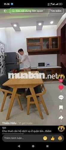 Căn hộ dịch vụ Bình Thạnh cần cho thuê