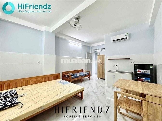 PHÒNG STUDIO MỚI  FULL NỘI THẤT MÁY GIẶT RIÊNG NGAY PHAN ANH BỐN XÃ