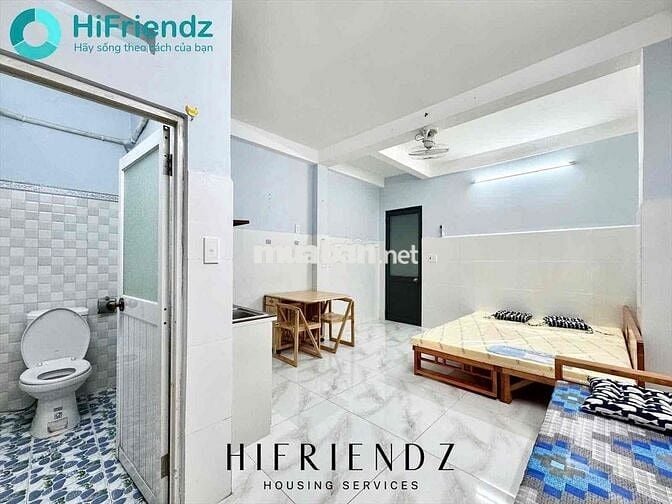 PHÒNG STUDIO MỚI  FULL NỘI THẤT MÁY GIẶT RIÊNG NGAY PHAN ANH BỐN XÃ