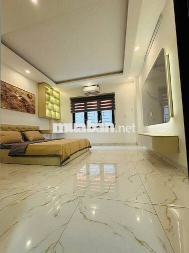 Vĩnh Hưng nhà đẹp 38m x 5 tầng, bê tông cốt thép chắc chắn, xem là mê!