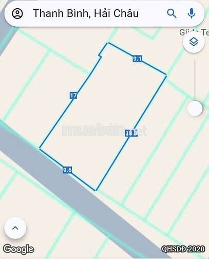 Bán đất 161 m² trung tâm Hải Châu, sân rộng đậu ô tô, tặng nhà 3 tầng