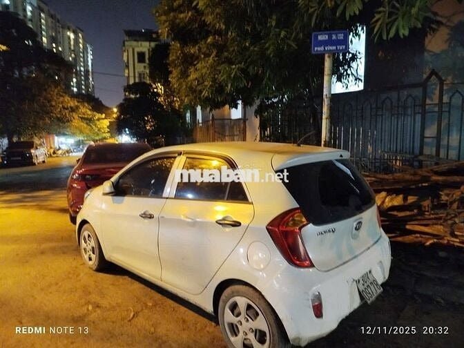 Kia Morning 2014 màu Trắng