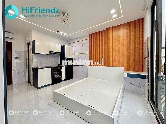 CHO THUÊ CĂN HỘ DỊCH VỤ MỚI XÂY FULL NỘI THẤT NGAY CHỢ THẠCH ĐÀ