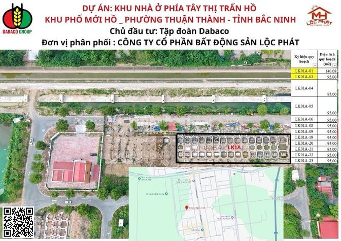 SIÊU PHẨM DỰ ÁN MỚI – LK1 DÃY A – DABACO THUẬN THÀNH – BẮC NINH