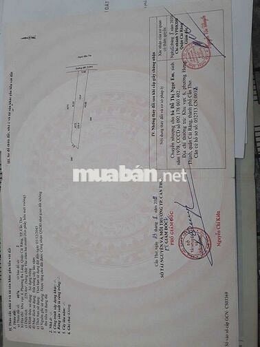 Đất 2 nền liền kề. Kv4, Phường Ba Láng, Q.Cái Răng