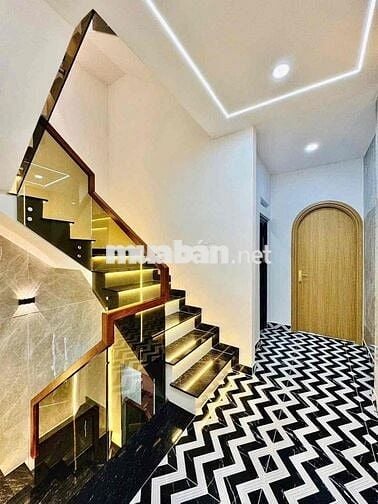 Nhà mặt tiền 4pn3wc full nội thất đường số 18 Lê Văn Thọ P8