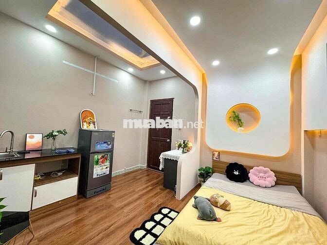 CĂN HỘ MINI 1Pn 28m2-Thiết KẾ HIỆN ĐẠI-Cửa Sổ Bếp Thoáng- Thú Cưng OK🌈