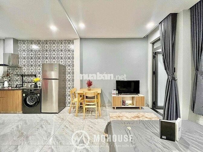 CHDV full nội thất studio ban công, máy giặt riêng cực thoáng ngay sb