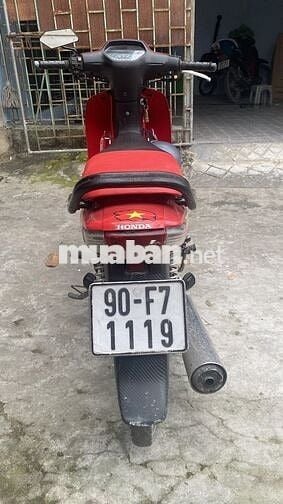 Bán xe wave đời 2006 biển số đẹp 1119+ màu sơn đỏ