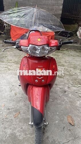 Bán xe wave đời 2006 biển số đẹp 1119+ màu sơn đỏ