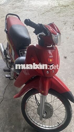 Bán xe wave đời 2006 biển số đẹp 1119+ màu sơn đỏ