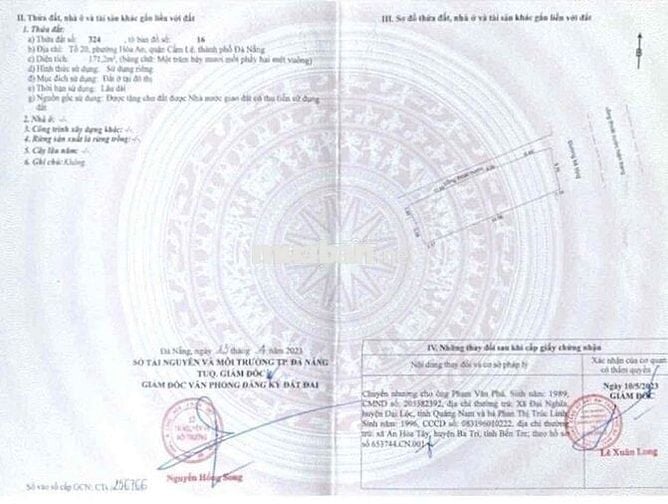 đất xây căng hộ nhà ở cao cấp kiệt 🚗 7m tôn đản hoà an