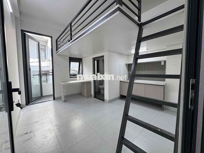 CĂN HỘ DỊCH VỤ BAN CÔNG RỘNG – FULL NỘI THẤT – MẶT TIỀN ĐƯỜNG 40m2