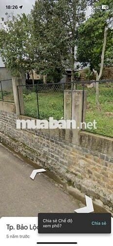 Bán đấn trong khu dân cư Thành Phố Bảo Lộc. Đã có sổ riêng.