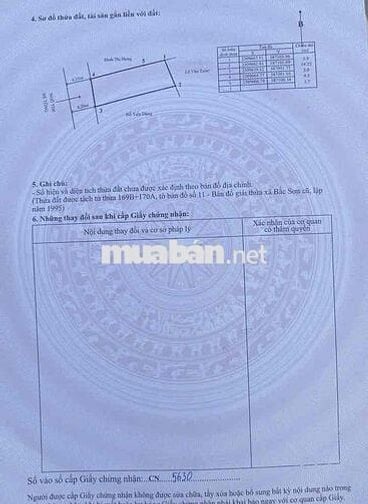 Đất 68m2 ngang 5m thôn 2 Bắc Sơn, An Dương giá 1,65 tỷ