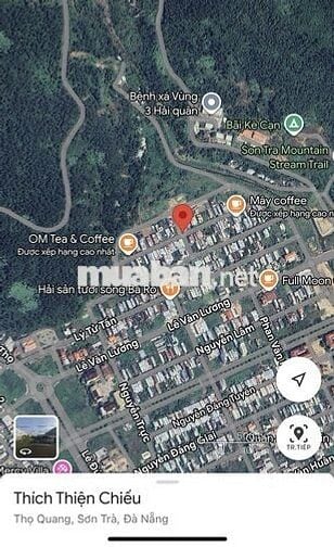 Đất ở 90m2,  Ngang 4,5m dài 20m ,Đường Thích Thiện Chiếu, Sơn Trà