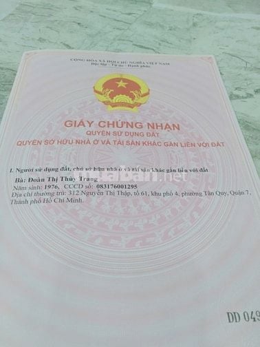 Cần bán nhà đẹp chính chủ cá nhân