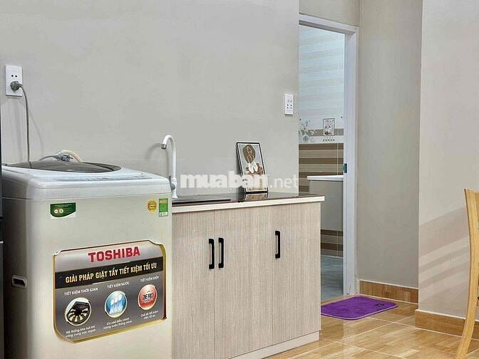 STUDIO MÁY GIẶT RIÊNG, FULL NỘI THẤT NGAY LOTTE MART NGUYỄN VĂN LƯỢNG