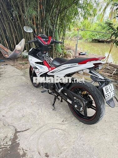 Exciter 150. trang đỏ  dep moi ken