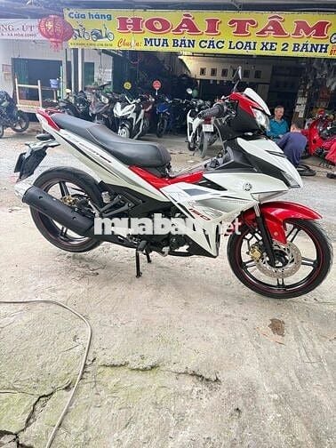 Exciter 150. trang đỏ  dep moi ken