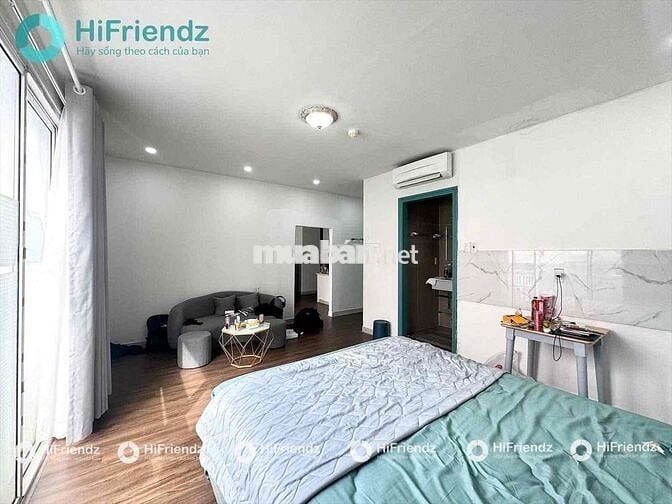 Căn Hộ 1PN Tách Bếp Bancol Rộng 50m2 Thang Máy Ngay Vòng Xoay Dân Chủ