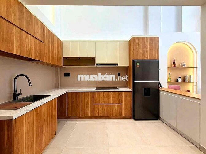 NGAY CV LÀNG HOA - LÊ VĂN THỌ - ĐS 19, SIÊU PHẨM 5 TẦNG, FULL NỘI THẤT