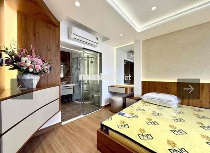 NGAY CV LÀNG HOA - LÊ VĂN THỌ - ĐS 19, SIÊU PHẨM 5 TẦNG, FULL NỘI THẤT