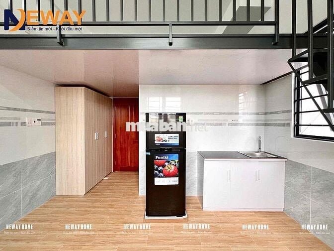 PHÒNG MỚI XÂY GÁC CAO FULL NỘI THẤT FREE XE , FREE DỊCH VỤ