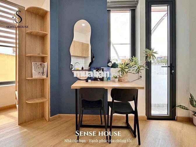 Studio ban công, máy giặt riêng, full NT mới, máy chiếu siêu chill