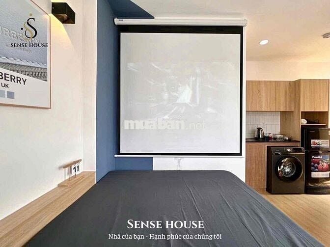 Studio ban công, máy giặt riêng, full NT mới, máy chiếu siêu chill