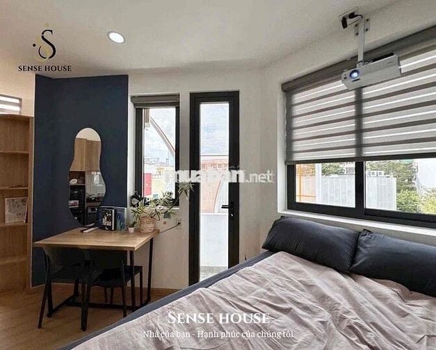 Studio ban công, máy giặt riêng, full NT mới, máy chiếu siêu chill