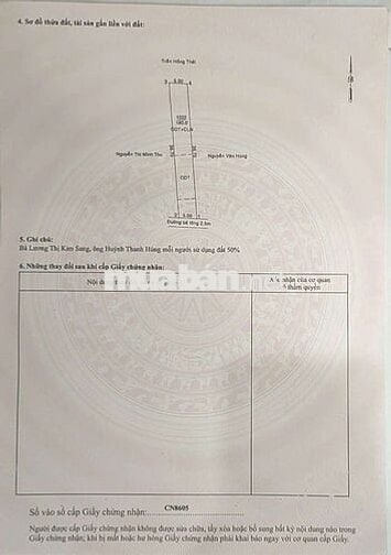 Đất thổ cư, 180m2, đường nhánh ĐX122