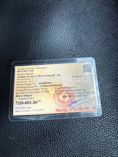 Toyota Hiace 2005 - 100000 km