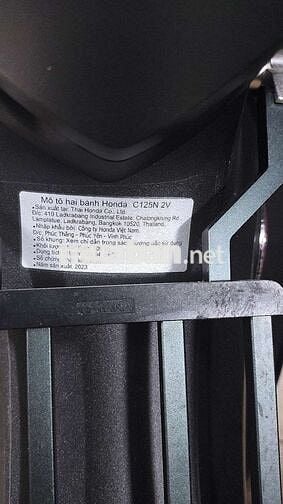 Xe Honda Super Cup 125 chưa làm biển