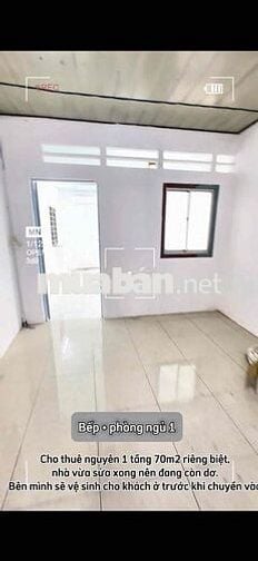 CHO THUÊ NGUYÊN TẦNG RỘNG 2 PHÒNG NGỦ BAN CÔNG LIỀN KỀ 70M2