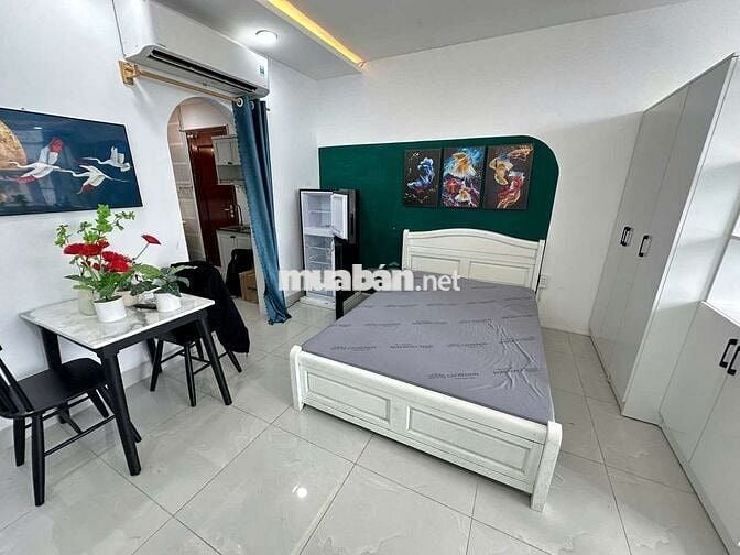 Cho Thuê 1PN Tách Bếp Cao Cấp  Đường Chu Văn An Gần Bến Xe Miền Đông