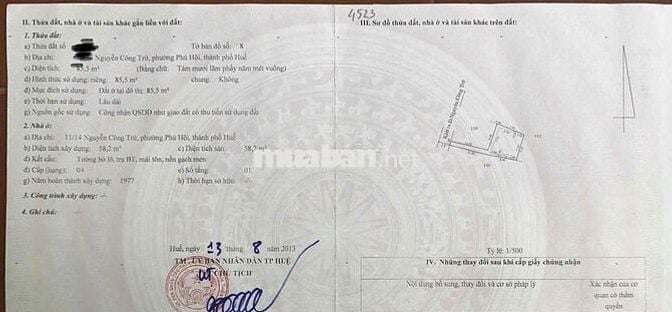 Nhà cấp 4 trung tâm Phố Tây Huế – kiệt Nguyễn Công Trứ, vị trí kinh