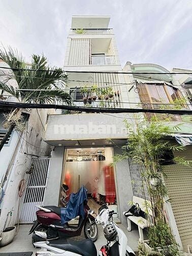 QUẬN 6 – NGAY VÒNG XOAY PHÚ LÂM – HẺM Ô TÔ THÔNG – 4 TẦNG KIÊN CỐ