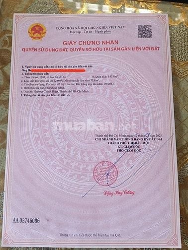 CHỦ NGỘP BANK GIẢM 200TR BÁN NHANH MT DX 072 NGAY CHỢ BƯNG CẦU