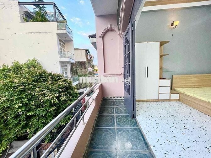 Khu Sân Bay- Studio Ban công- 28m2- Full Nội thất- Cv Gia Định