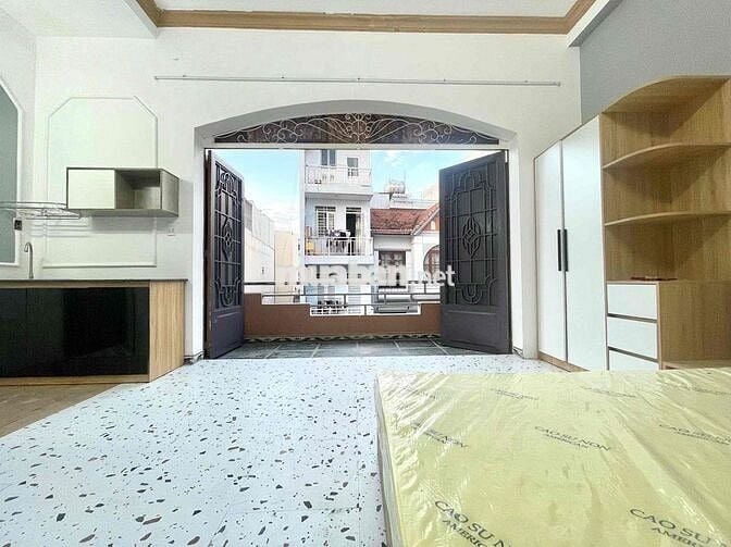 Khu Sân Bay- Studio Ban công- 28m2- Full Nội thất- Cv Gia Định
