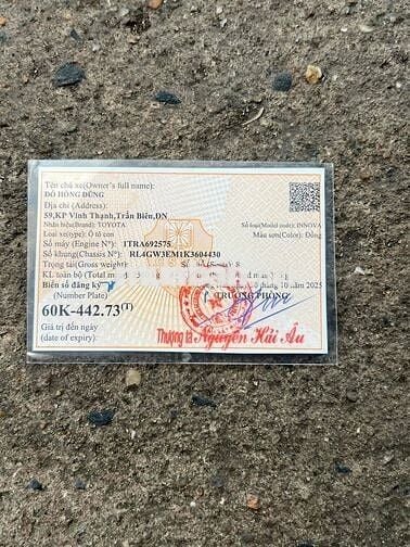 Toyota Innova 2019 2.0G - 86000 km