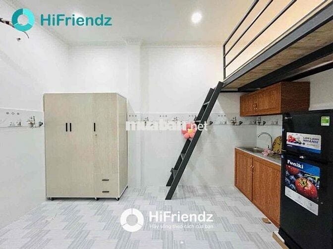 PHÒNG GÁC MỚI SẴN NỘI THẤT NGAY LÊ VĂN QUỚI NGÃ TƯ BỐN XÃ