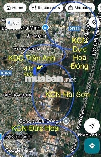 Bán 400m2 đất Thổ ngay sát KDC Trần Anh Mỹ Hạnh Nam,