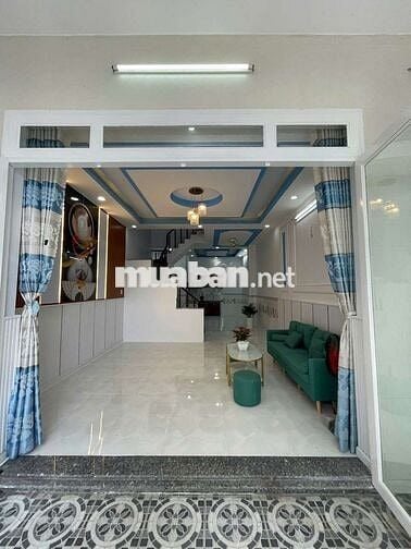 Tiêu đề: Nhà gần chợ Mỹ Hạnh Nam(4,6×16) 520tr mặt tiền oto