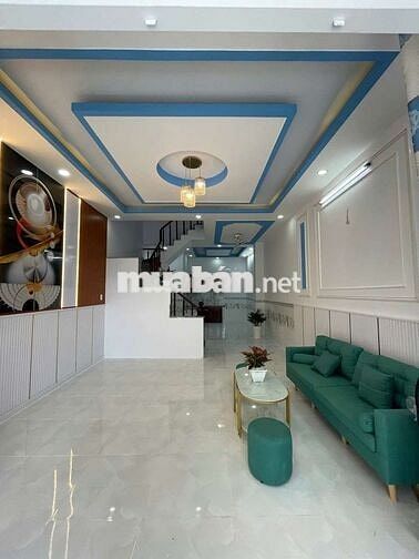 Tiêu đề: Nhà gần chợ Mỹ Hạnh Nam(4,6×16) 520tr mặt tiền oto