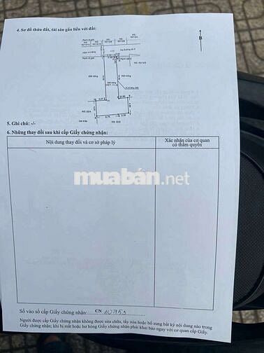 Đất hẻm 42 đường số 5- Bình Long  4.05x20 hậu 10.25= 111 m2 6tỷ 050