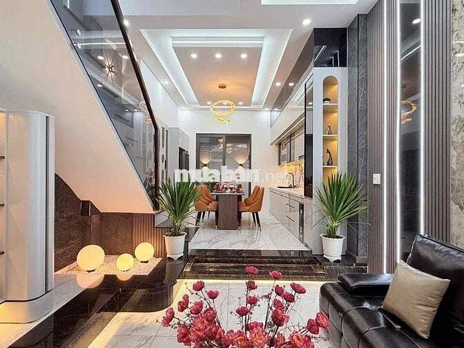 nhà hoàn công full nội thất .gần vòng xoay an phú.thuận an bìn dương