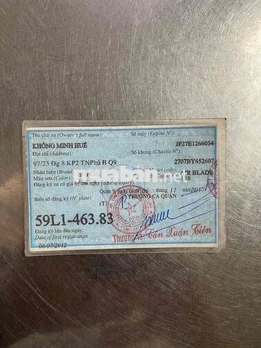 AB 2012 TPHCM HỖ TRỢ GÓP OĐ NỢ XẤU OK CÓ ĐỖI XE